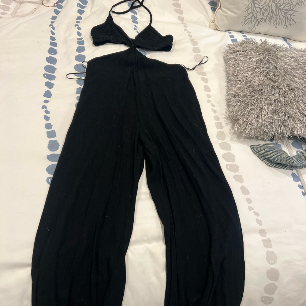 Black Halter Jumpsuit